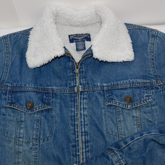 Steve & Barry's Relaxed Fit Denim Jacket Coat - Picture 2 of 7